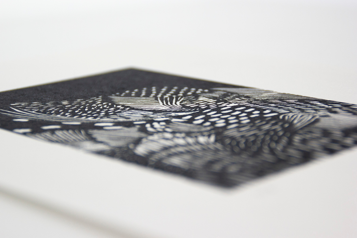 japanese Woodcut handprinted print