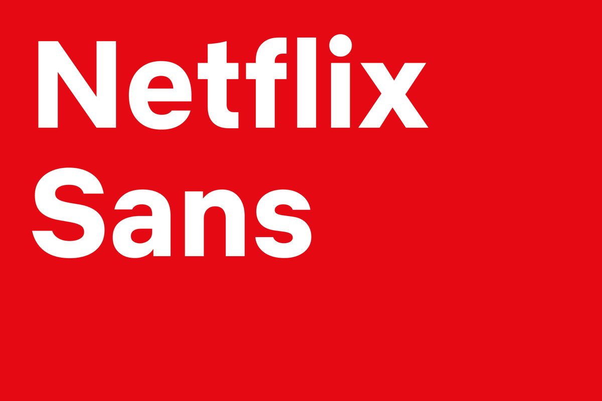 Netflix sans typeface