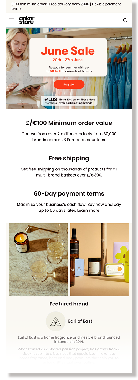 June sale campaign design